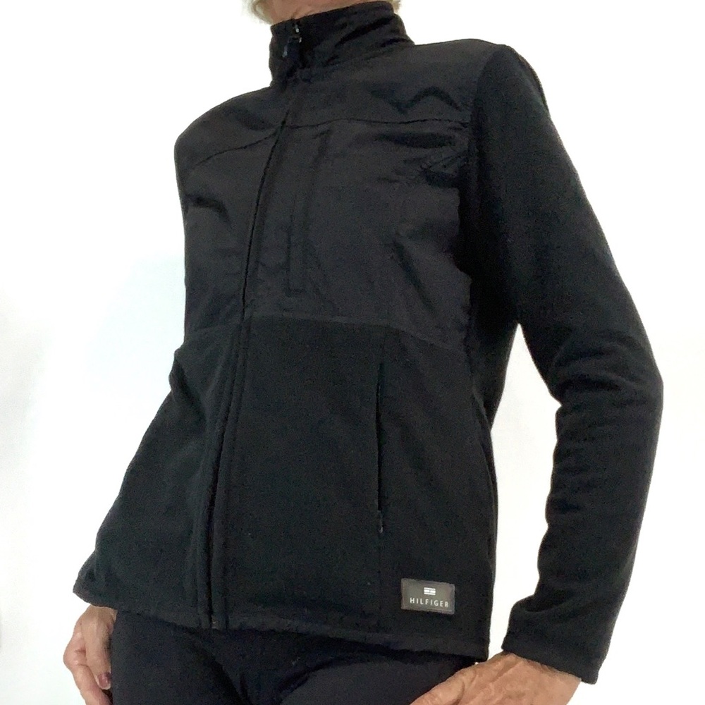 Tommy Hilfiger Fleece & Soft Shell Zip Up Jacket - image 1